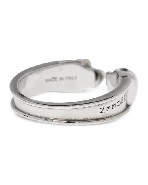 McQueen Metallic Rings for men
