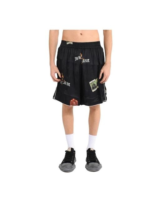 Ih Nom Uh Nit Black Casual Shorts for men