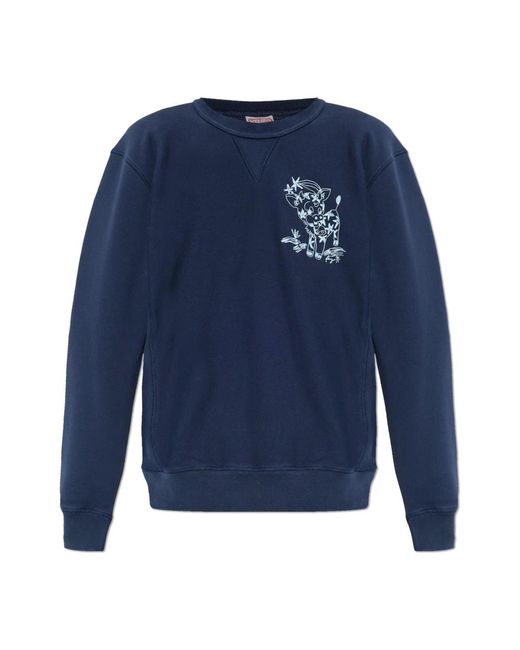 KENZO Blue Sweatshirts for men