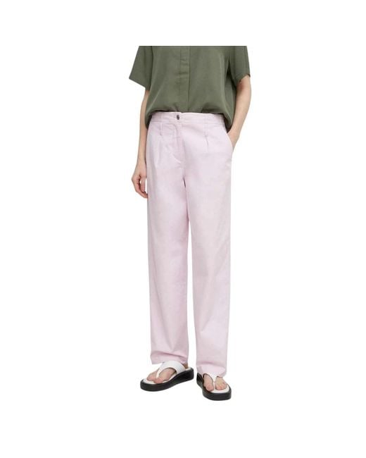 Samsøe & Samsøe Rechte Jeans in het Pink