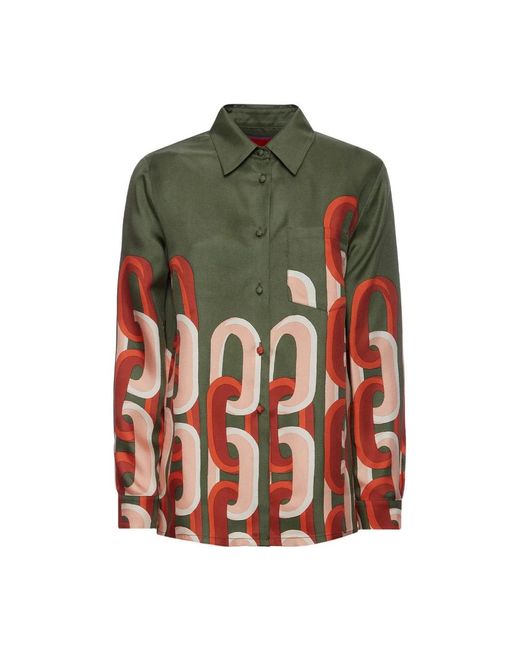 LaDoubleJ Longsleeve Shirts in het Green