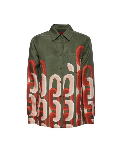 LaDoubleJ Longsleeve Shirts in het Green