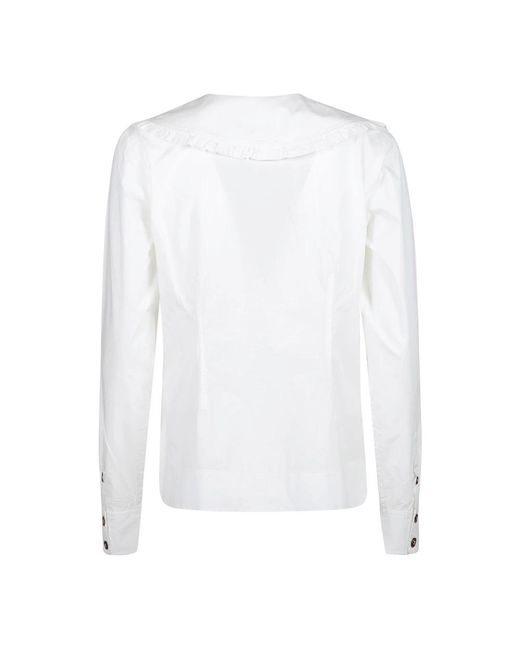 Ganni White Shirts