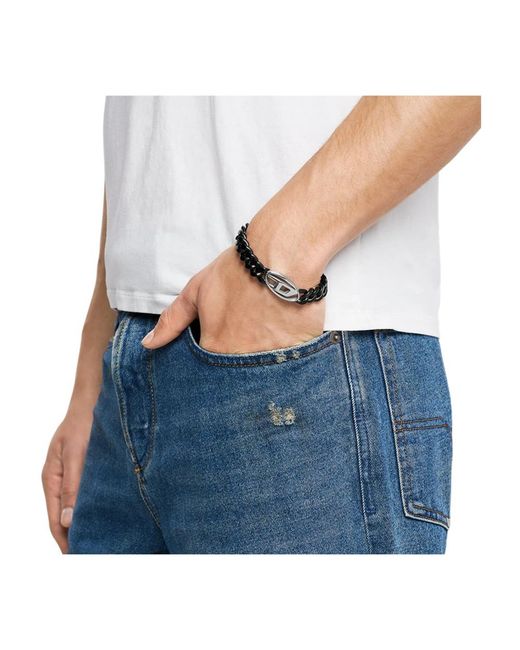 Bracelets DIESEL de hombre de color Black