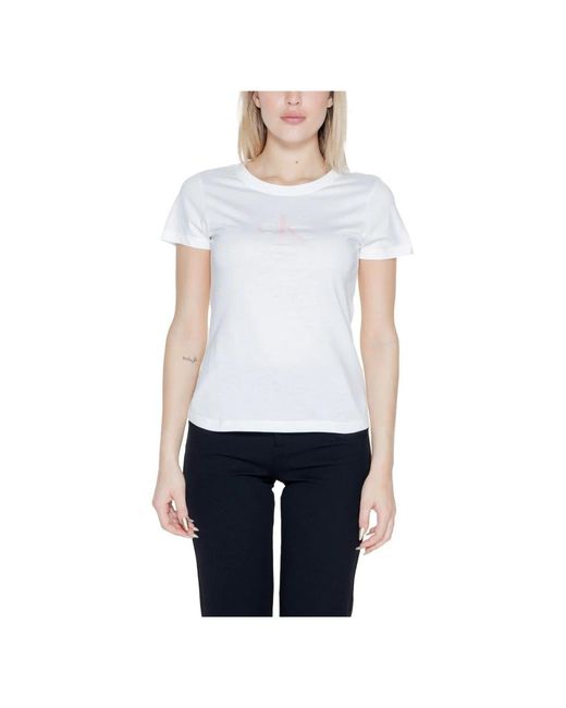 Calvin Klein White T-Shirts