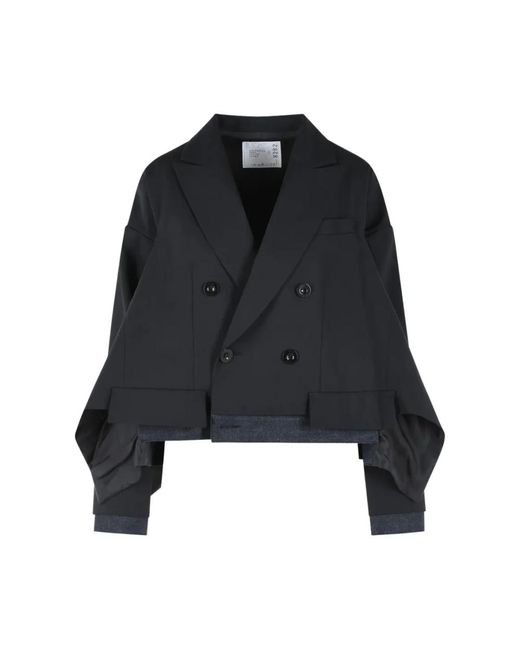 Sacai Black Blazers