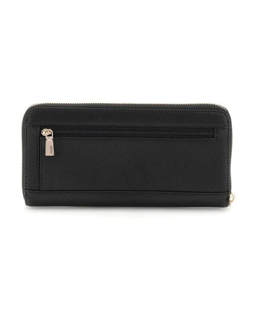 Guess Accessoires ,Zwart ,Laurel Kaarthouder Portemonnee in het Black