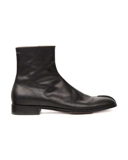 MM6 by Maison Margiela Ankle Boots in Black for Men | Lyst