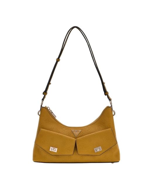 Guess Brown Shoulder Bags