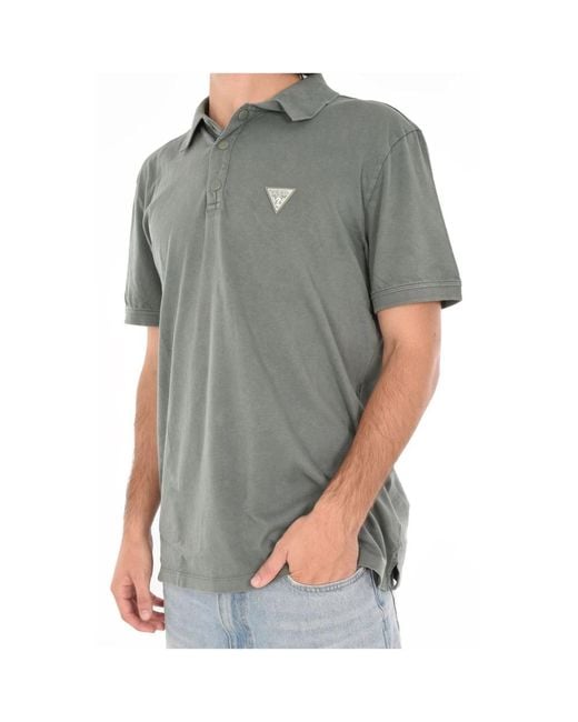 Polo Shirts di Guess in Gray da Uomo