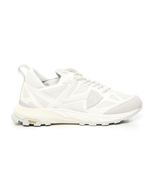 Philippe Model Weiße sneakers mit vibram® sohle in White für Herren