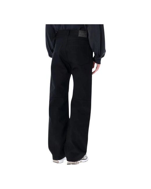 Balenciaga Black Straight Fit Jeans for men