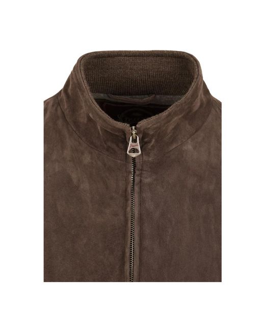 Stewart Stretch Suede Jacket in het Brown voor heren