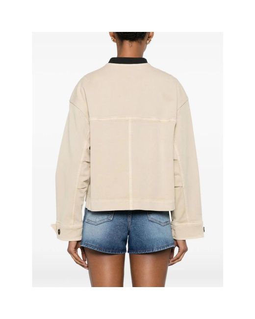 Light Jackets Closed en coloris Natural