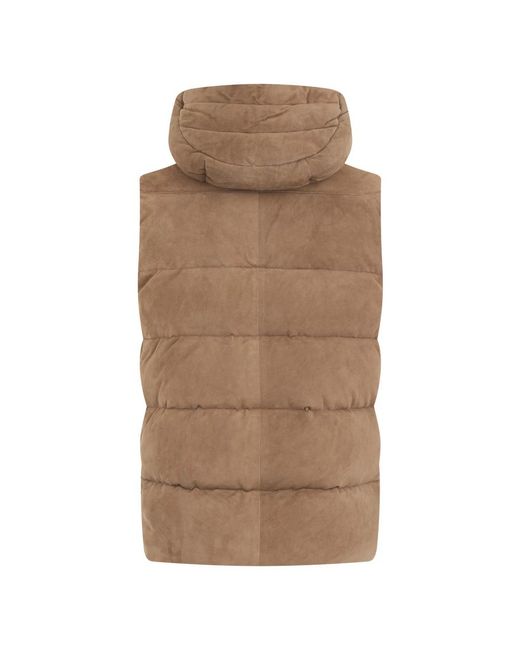 Vests Moorer pour homme en coloris Brown