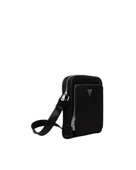 Guess Black Messenger Bags for men