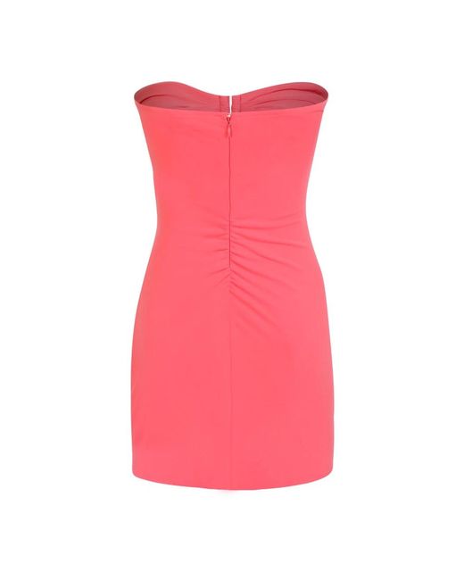 Self-Portrait Short Dresses in het Pink