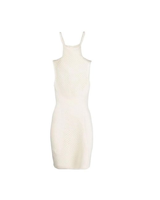 Isa Boulder Kleedjes ,Map Mini Jurk in het White
