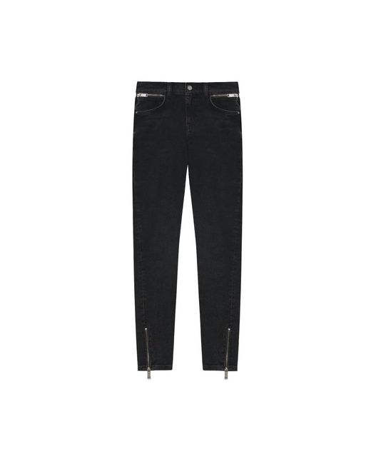 Anine Bing Black Slim-Fit Jeans