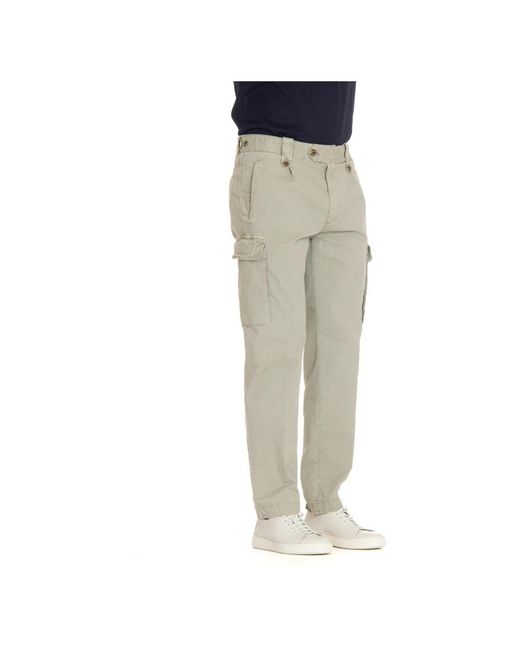 Myths Gray Slim-Fit Trousers for men