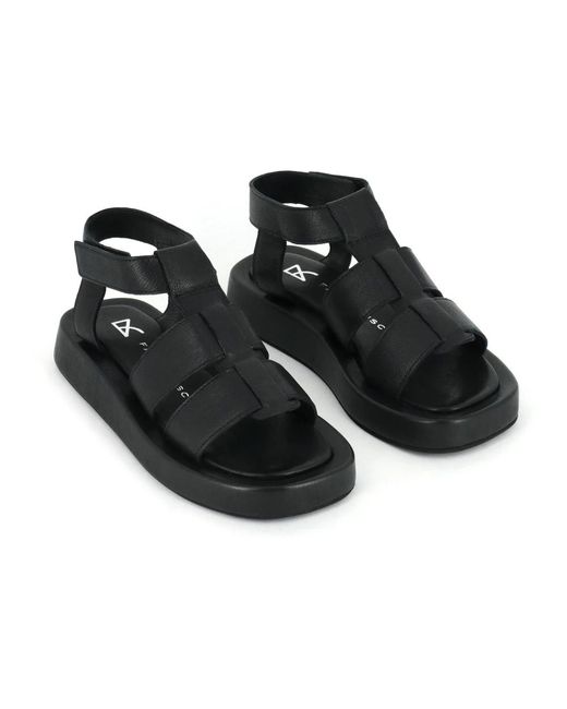 Shoes > sandals > flat sandals Fabio Rusconi en coloris Black