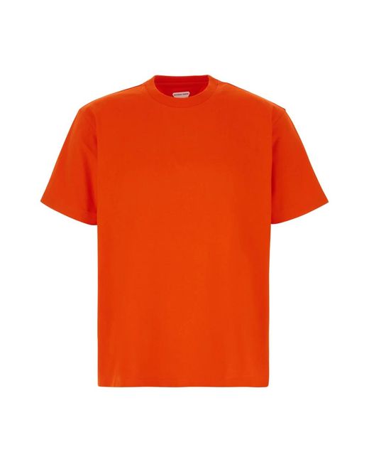 T-shirt di Bottega Veneta in Orange da Uomo