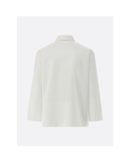 Van Laack Elegante Blouse Pelin in het White
