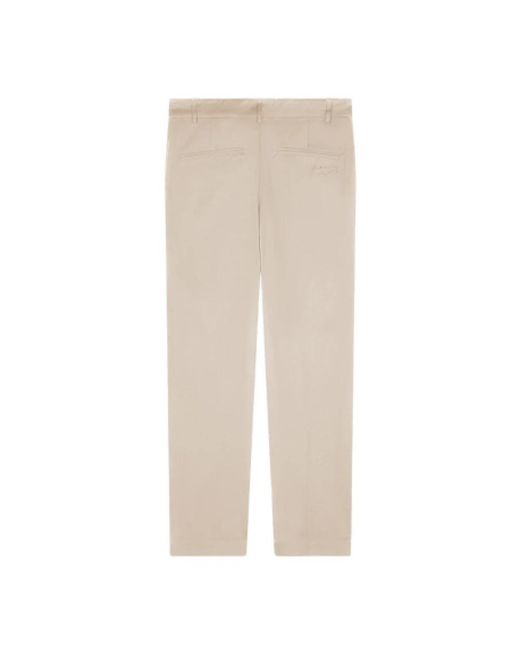 Maison Kitsuné Natural Straight Trousers for men