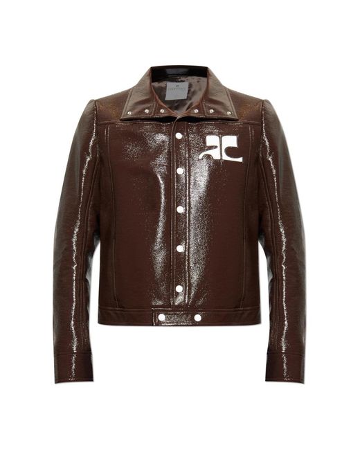 Courreges Brown Light Jackets for men