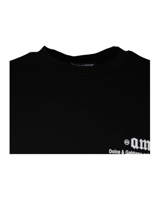 T-Shirts Dolce & Gabbana pour homme en coloris Black