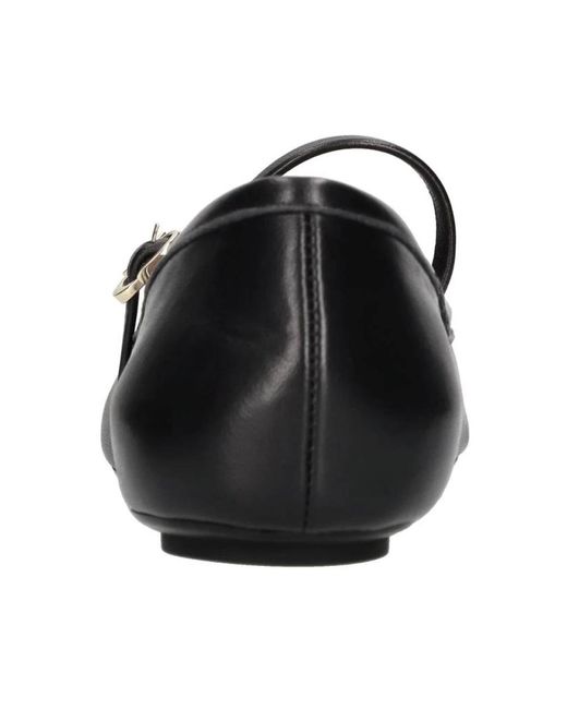 Gianvito Rossi Black Ballerina Shoes