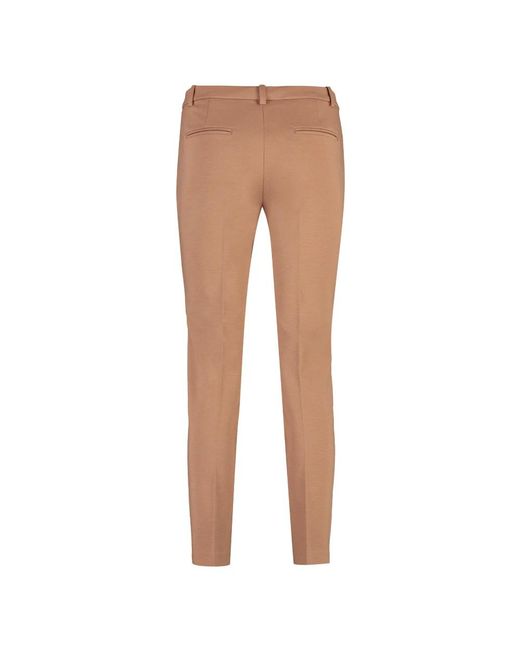 Pinko Natural Slim-Fit Trousers