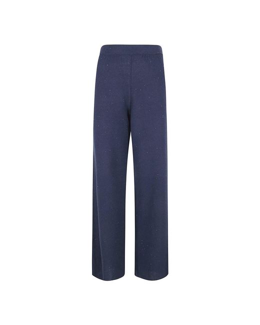 Fabiana Filippi Blue Wide Trousers