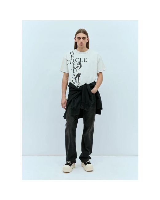 Hysteric Glamour Blue T-Shirts for men