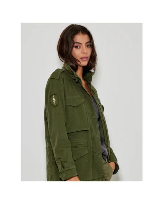 Light Jackets Five Jeans de color Green
