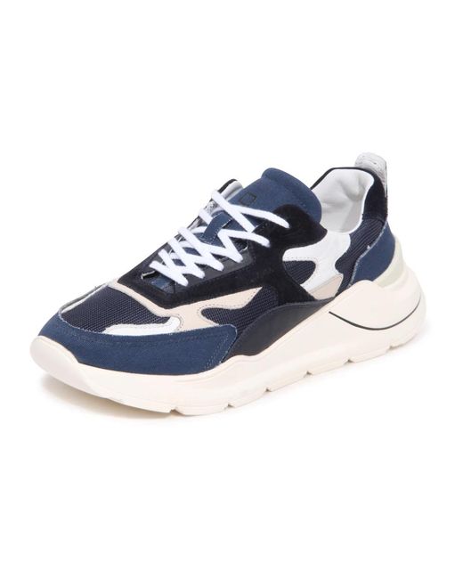 Date Fuga Canvas Sneakers in Blue für Herren