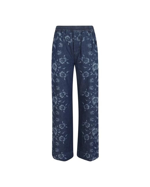 Pinko Blue Wide Jeans