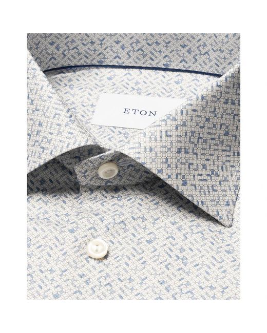Eton of Sweden Gray Casual Shirts for men