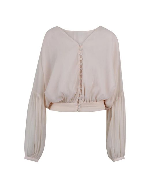 ROTATE BIRGER CHRISTENSEN Natural Blouses