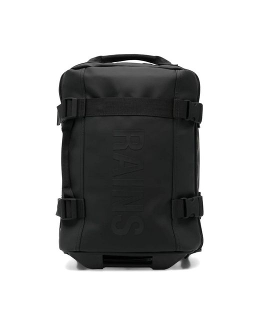 Rains Black Cabin Bags for men