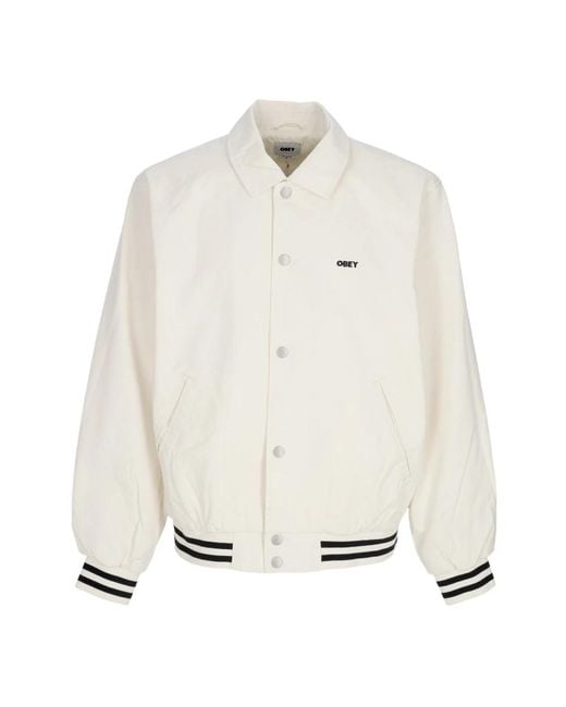 Bomber Jackets Obey pour homme en coloris White