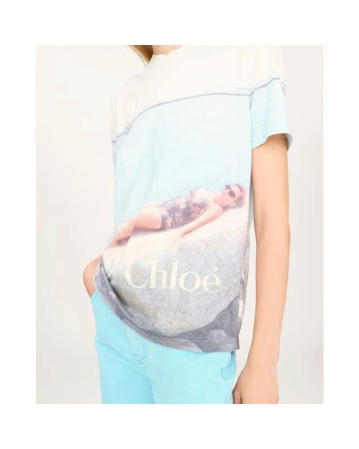 Chloé Blue T-Shirts