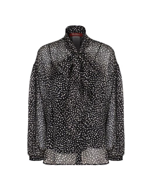 Blouses Max Mara de color Black