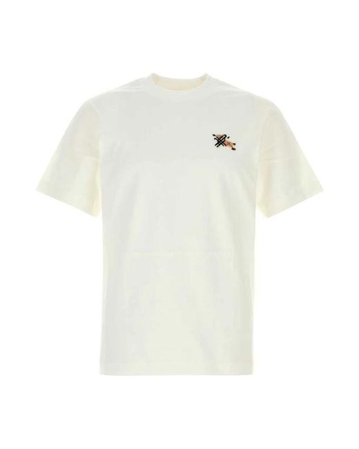 Burberry White T-Shirts for men