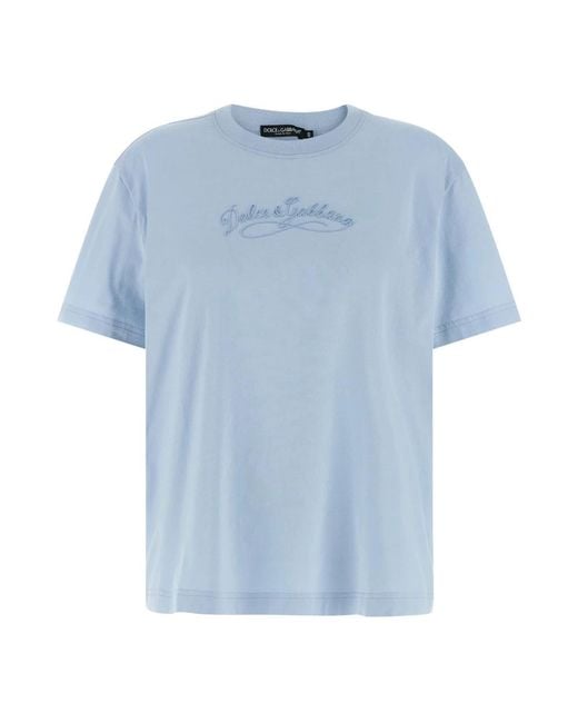Dolce & Gabbana Blue T-Shirts