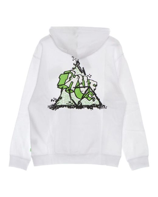 Huf Weiße Kapuzenpullover Mit Kängurutasche in White für Herren