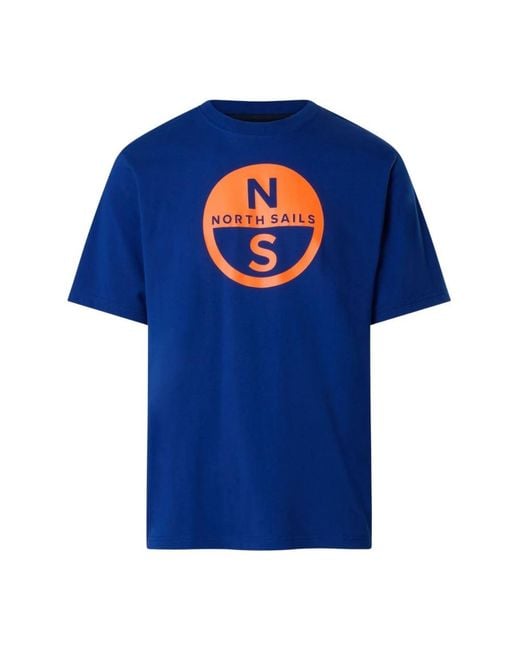 North Sails Blue T-Shirts for men