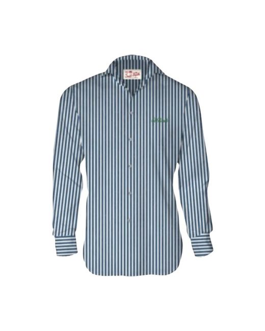 Mc2 Saint Barth Blue Casual Shirts for men