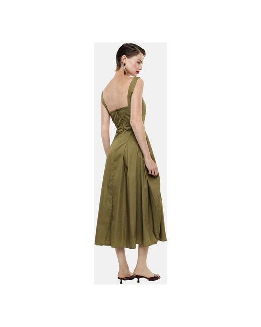Imperial Green Midi Dresses