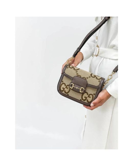 Gucci Brown Cross Body Bags